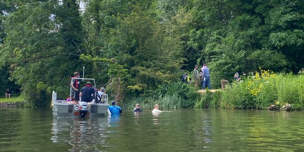 In-water support crew